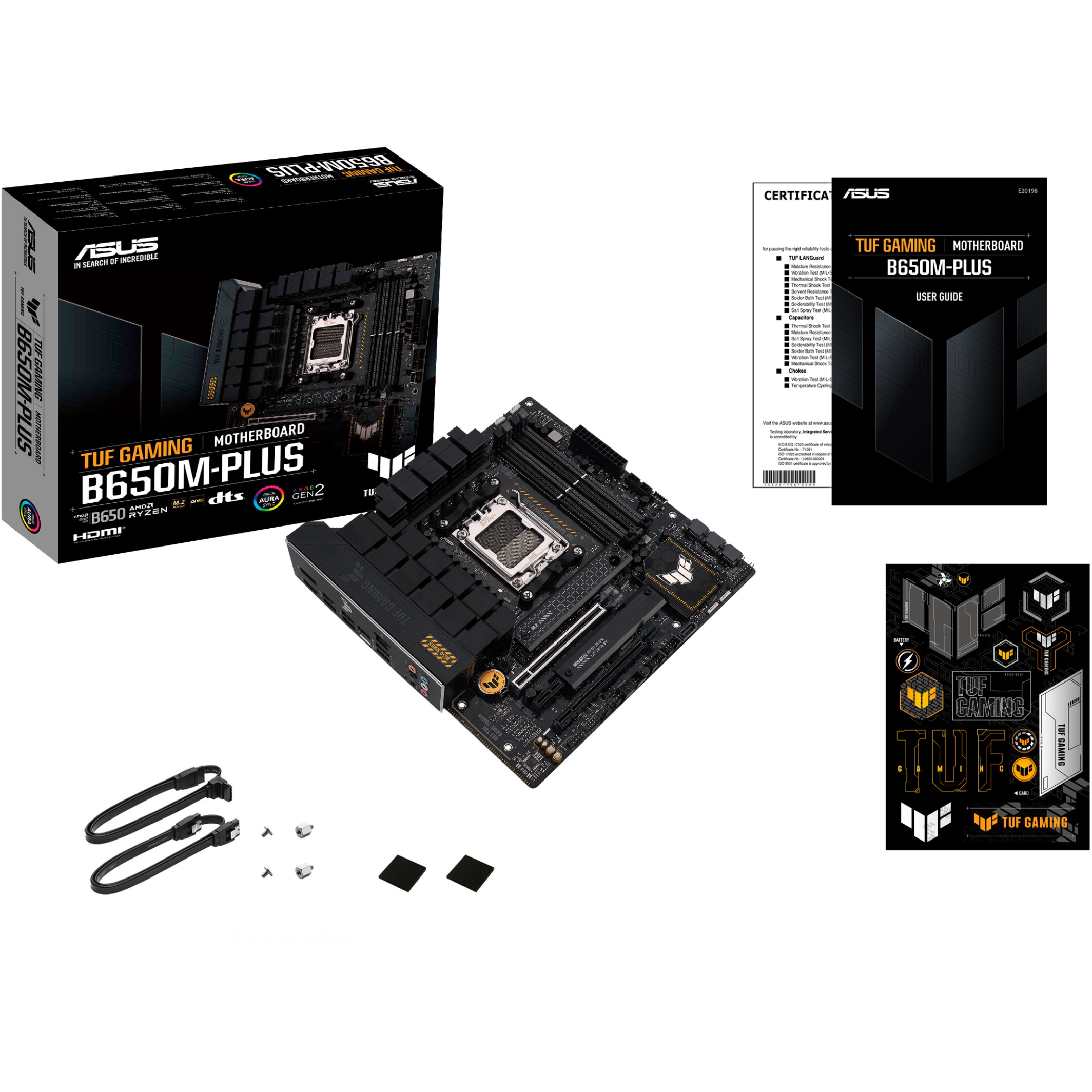 Gaming matična ploča ASUS TUF B650M-PLUS (AMD AM5 utor, AMDB650)-17