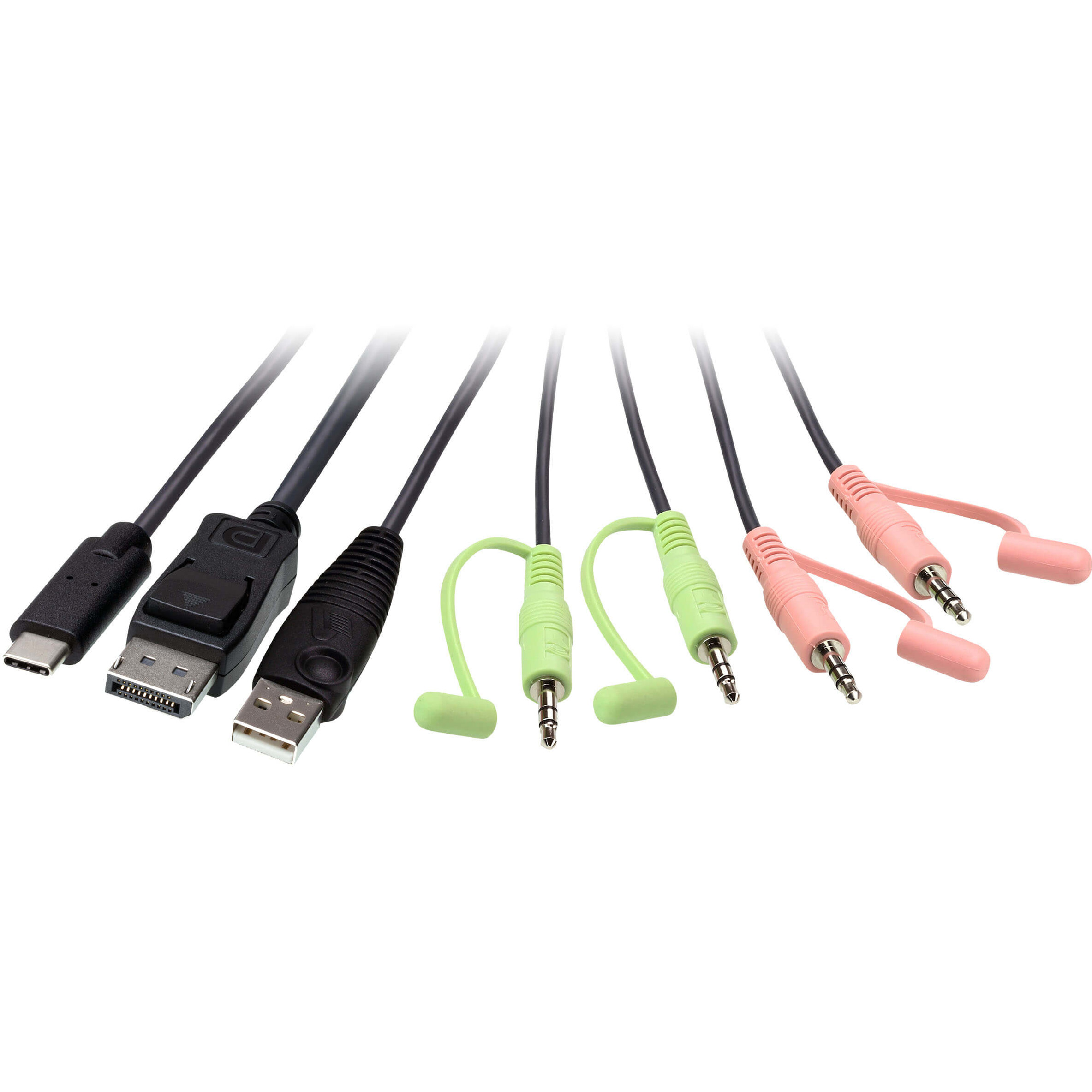 Kabel KVM Switch ATEN 2P USB-C DP Hybrid CS52DP-3