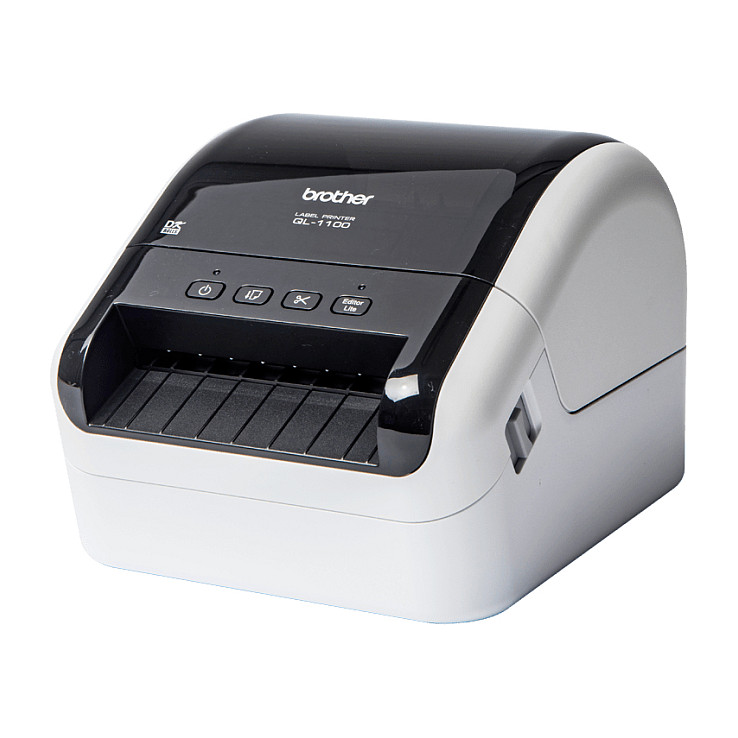 Pisač naljepnica BROTHER QL-1100c (široki format 101.6 mm, 300 dpi, USB)-4