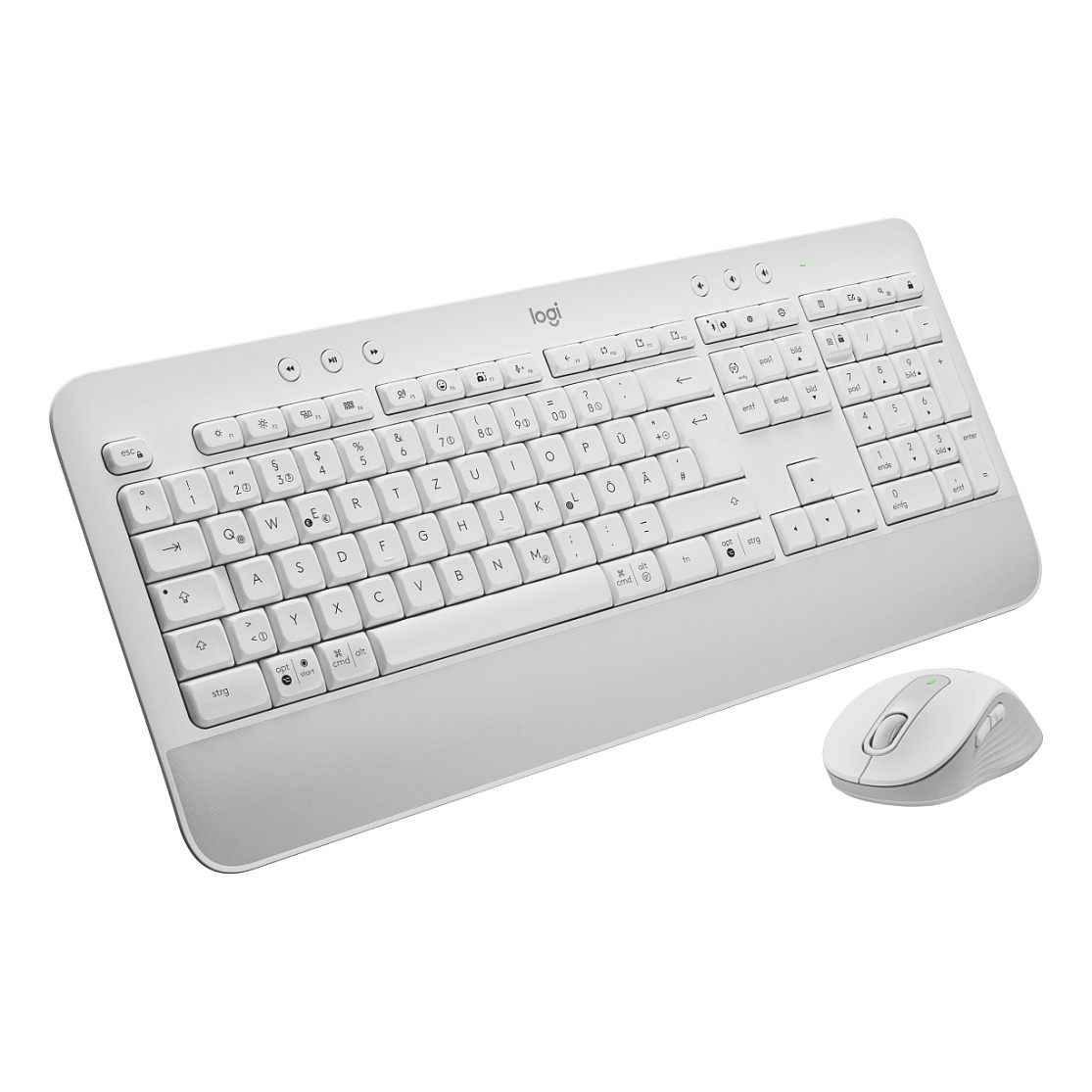 Set tipkovnice i miša LOGITECH Signature MK650 Combo For Business (QWERTZ, bijela) – internacionalna non HR tipkovnica-2