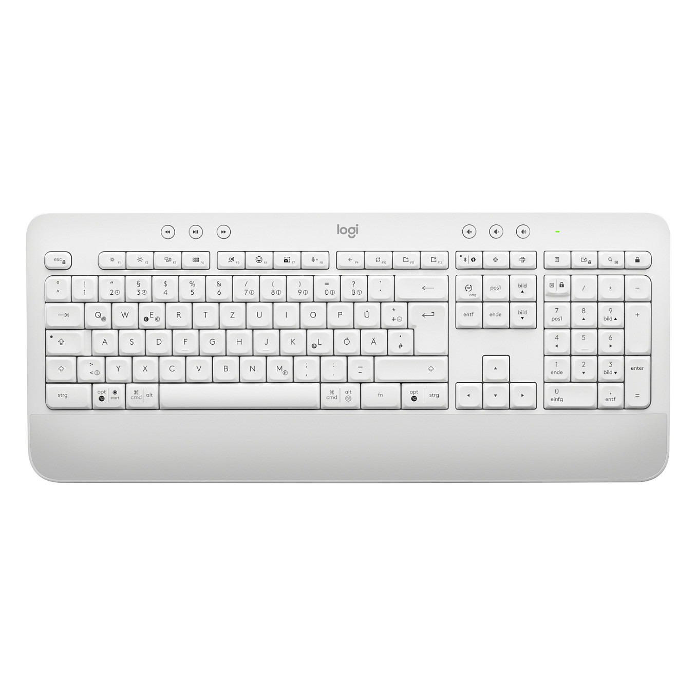 Set tipkovnice i miša LOGITECH Signature MK650 Combo For Business (QWERTZ, bijela) – internacionalna non HR tipkovnica-3