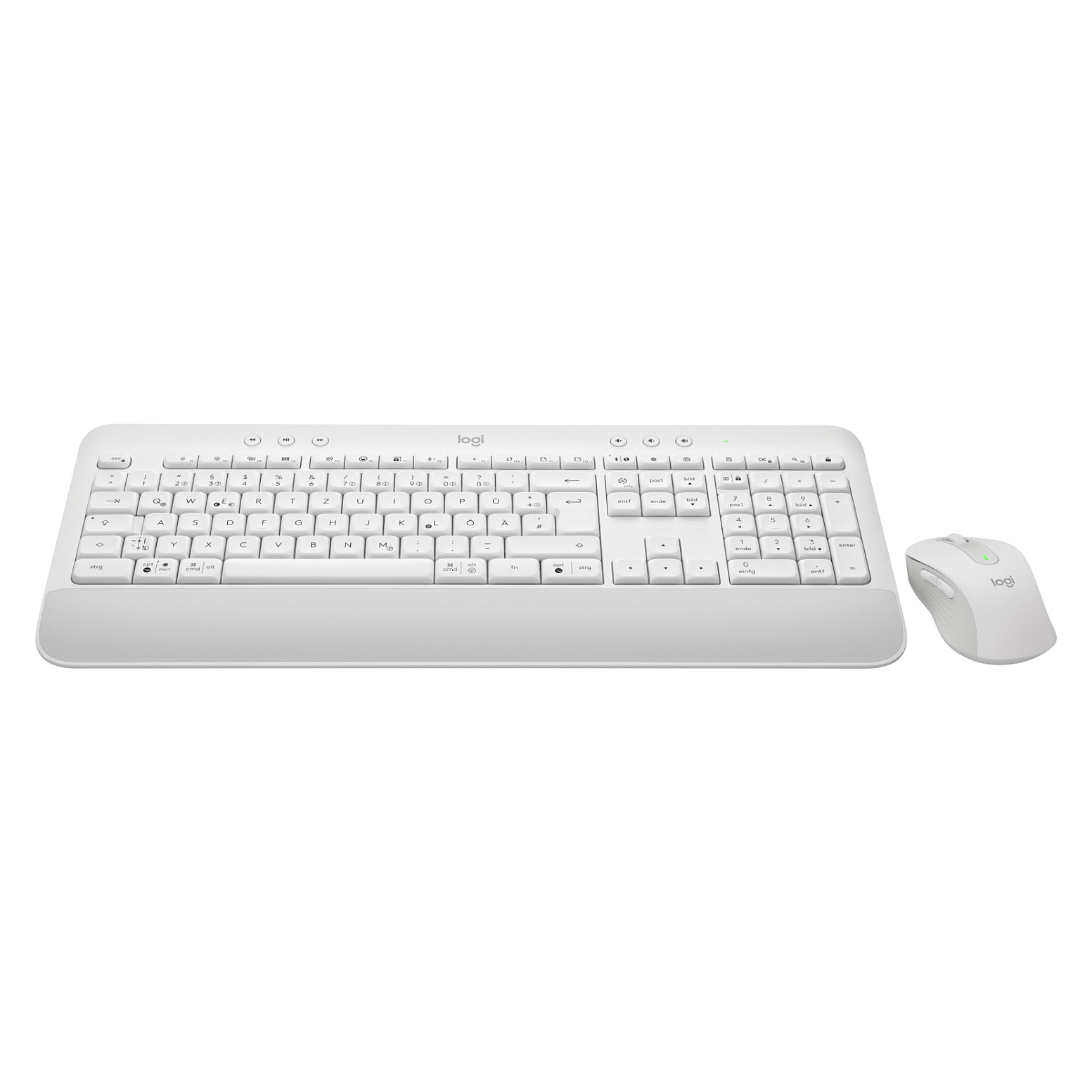 Set tipkovnice i miša LOGITECH Signature MK650 Combo For Business (QWERTZ, bijela) – internacionalna non HR tipkovnica-5