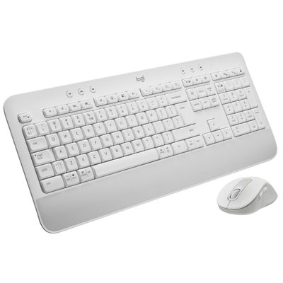 Set tipkovnice i miša LOGITECH Signature MK650 Combo For Business (QWERTZ, bijela) – internacionalna non HR tipkovnica-1
