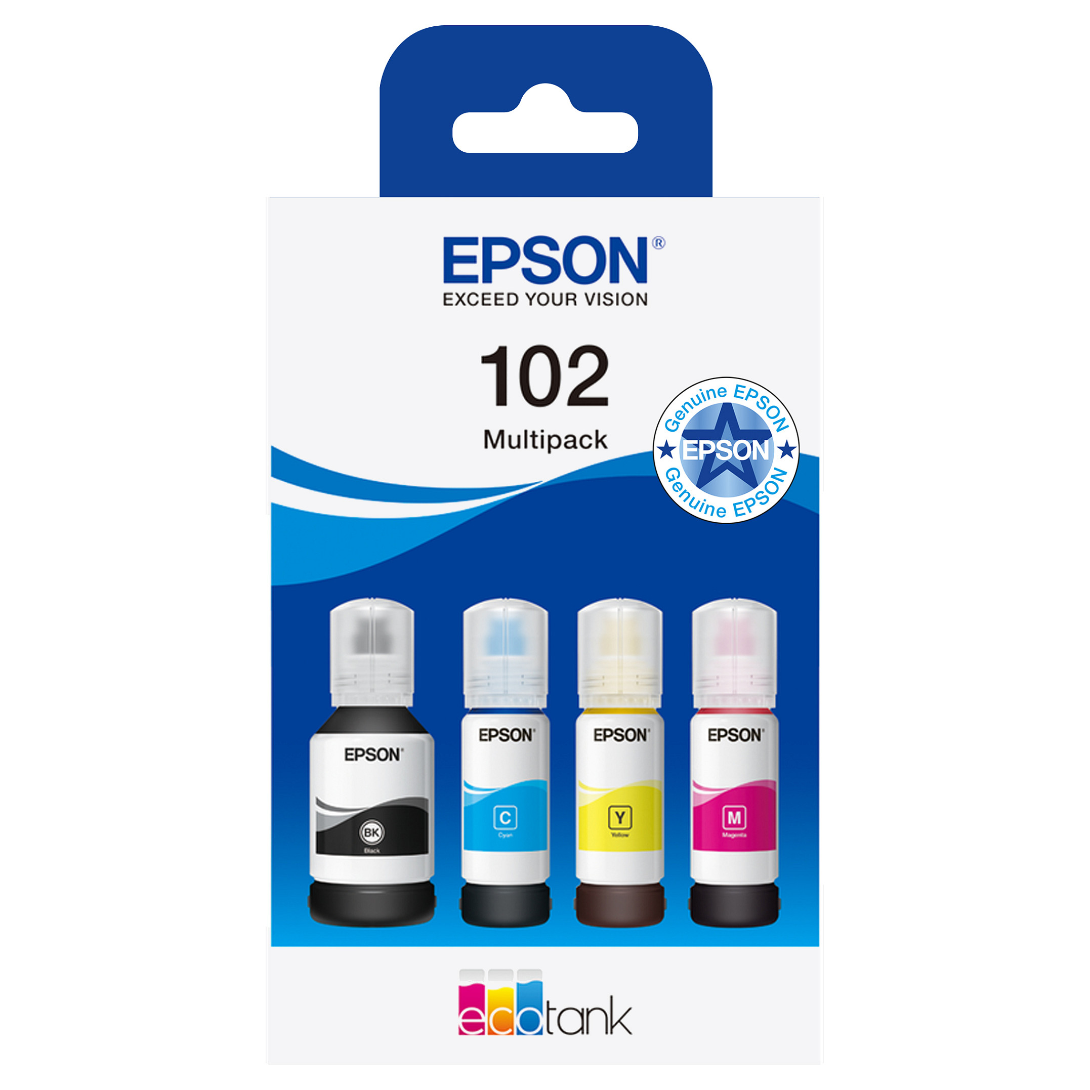 Spremnik s tintom EPSON 102 Multipack (4-pack, original) crna, žuta, cijan, magenta-9