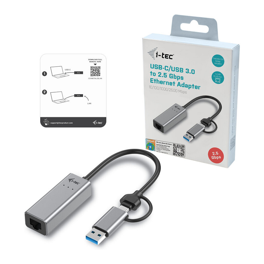 Mrežni adapter I-TEC C31METAL25LAN (usb-c, 2.5gbps, metalni)-6