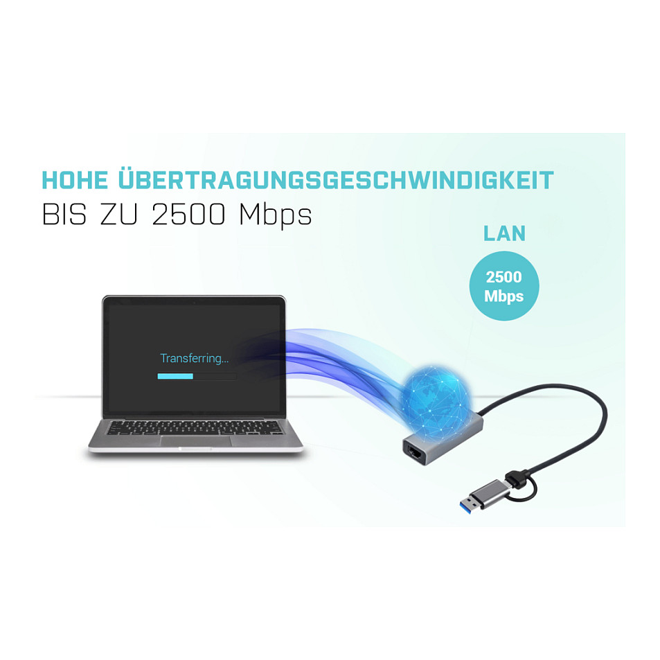 Mrežni adapter I-TEC C31METAL25LAN (usb-c, 2.5gbps, metalni)-10