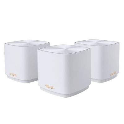 Set bežičnih routera ASUS ZenWiFi XD4 Plus (3 komada, AX1800, Whole-Home Mesh WiFi 6 System, 1800 Mbit/s)