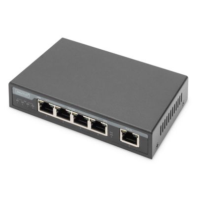 Prekidač DIGITUS ZUB DIGITUS Indoor PoE Extender (60 W PoE, 4 1000Base-T PoE portova, 6 Gbps backplane bandwidth, 2MB packet buffer)-2