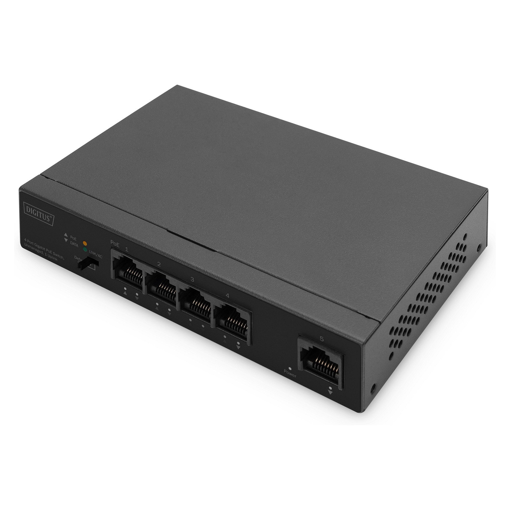 Switch DIGITUS Ethernet 4-Port PoE-3