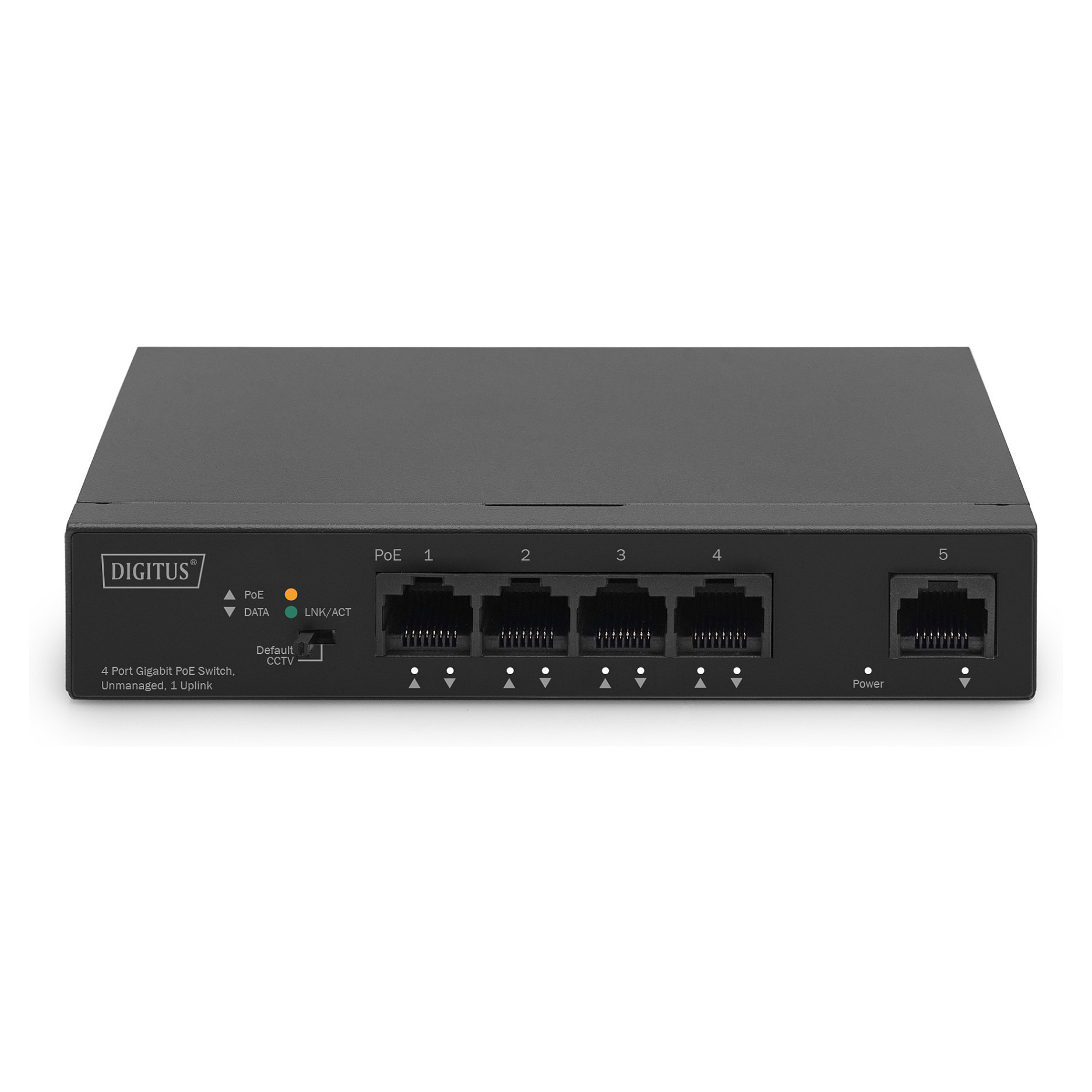 Switch DIGITUS Ethernet 4-Port PoE-5