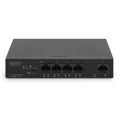 Switch DIGITUS Ethernet 4-Port PoE