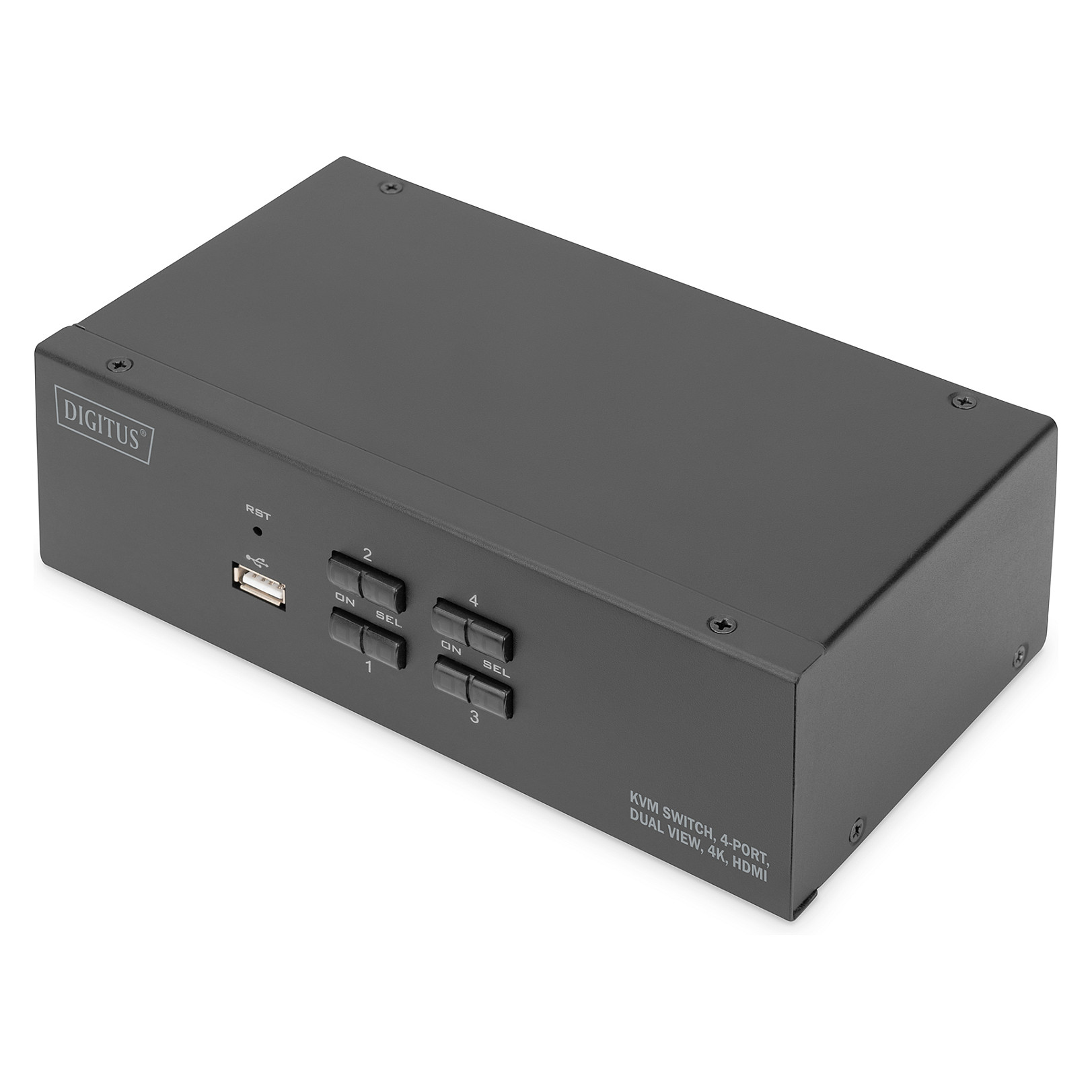 Kvm / audio / USB switch DIGITUS (4 porta)-1
