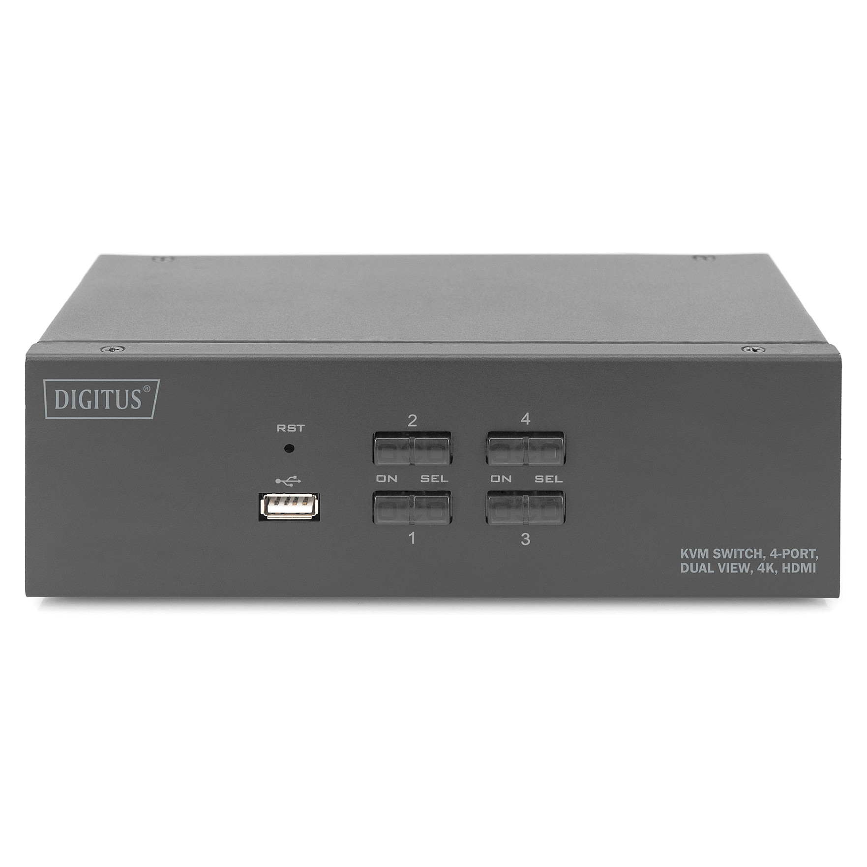 Kvm / audio / USB switch DIGITUS (4 porta)-3