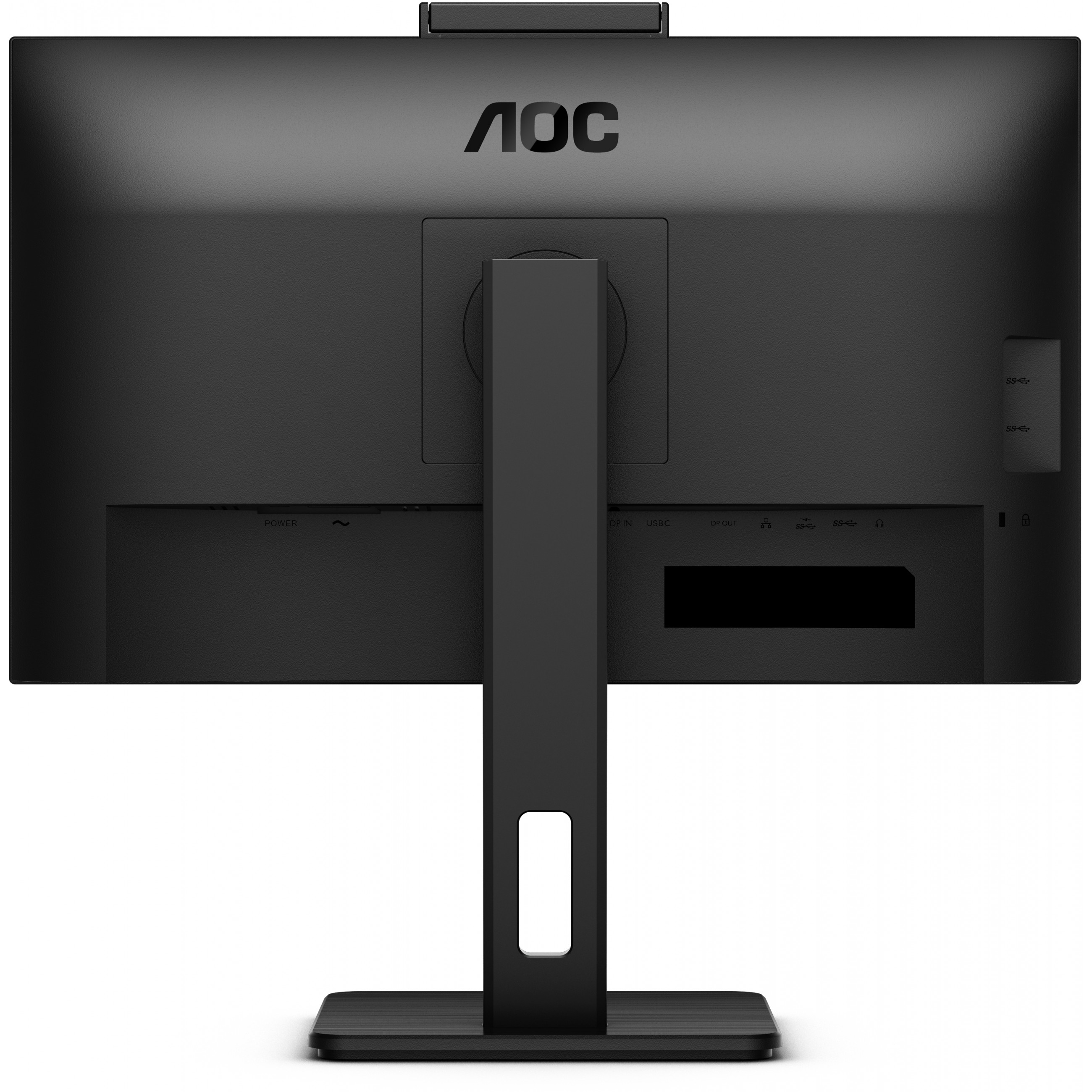 Monitor AOC Q27P3CW (27", 2560 x 1440 QHD, IPS, 350-nit svjetlina, široki kutovi gledanja 178/178°, ugrađeni zvučnici 5W + 5W, 5MP integrirana web kamera, USB-C, USB Hub, RJ-45 & DP-out)-21