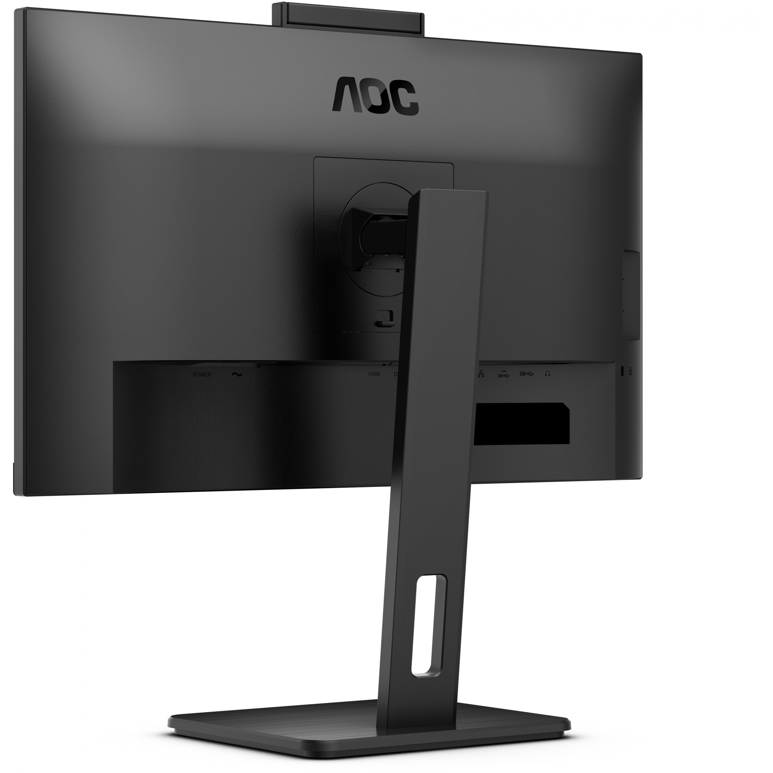 Monitor AOC Q27P3CW (27", 2560 x 1440 QHD, IPS, 350-nit svjetlina, široki kutovi gledanja 178/178°, ugrađeni zvučnici 5W + 5W, 5MP integrirana web kamera, USB-C, USB Hub, RJ-45 & DP-out)-23