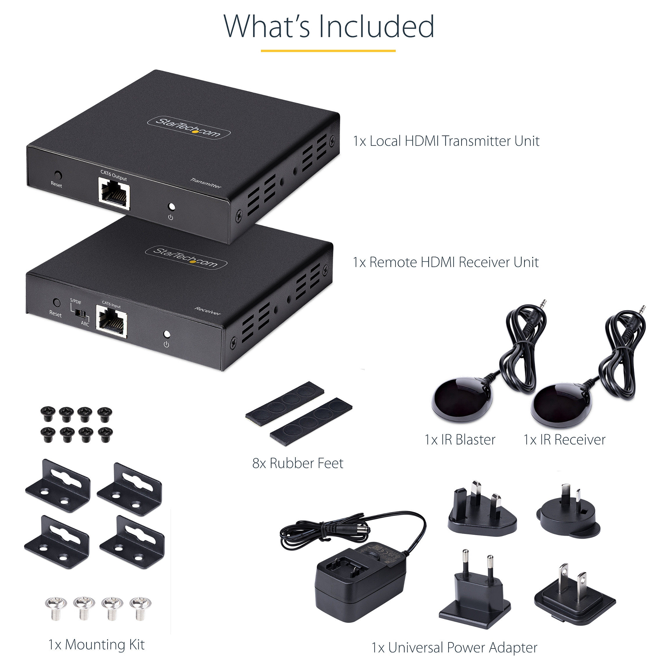 HDMI Extender STARTECH.COM ST121HD20V (4K 60Hz, HDR, do 70m, HDMI preko CAT6)-18
