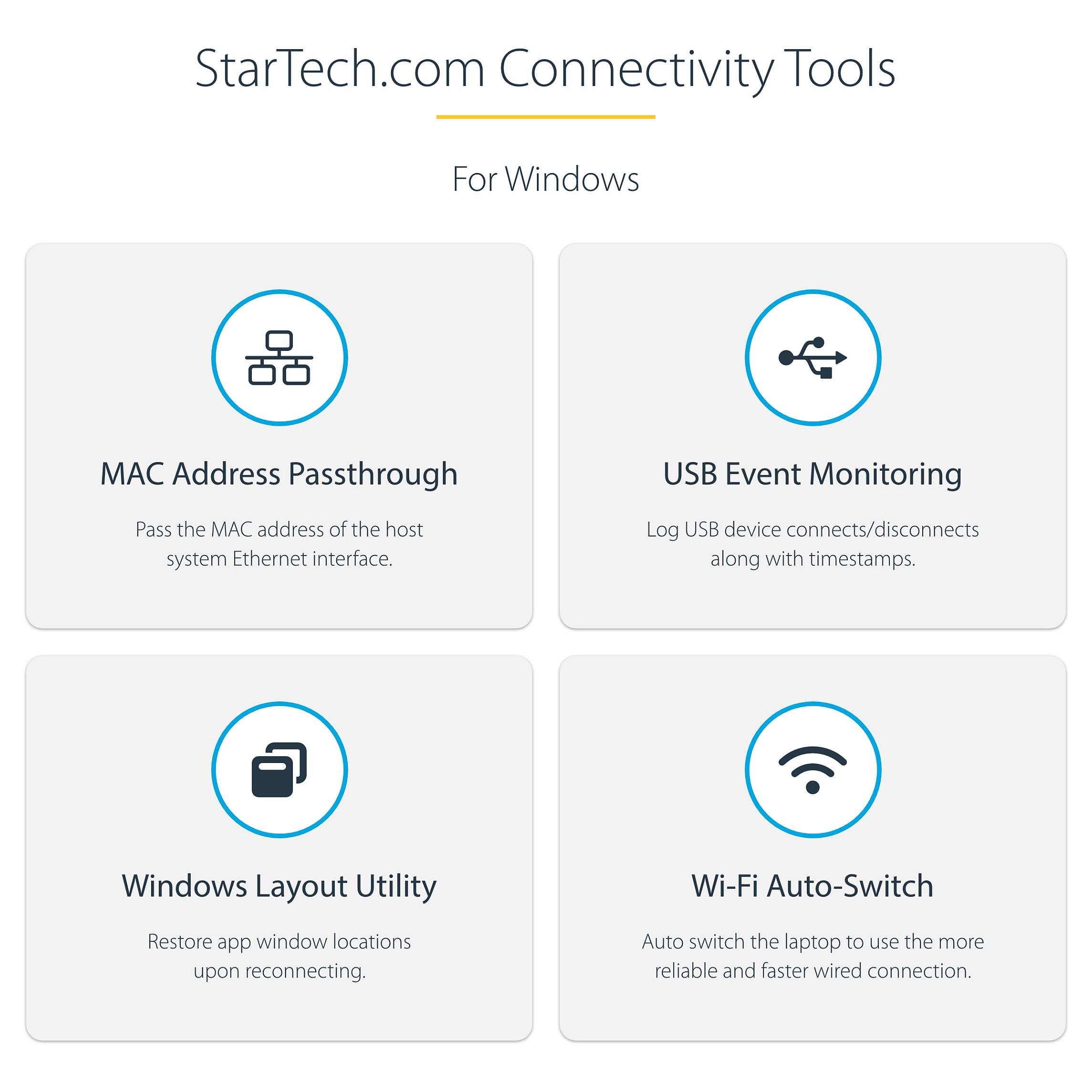 USB-C Multiport Adapter STARTECH.COM 102B-USBC-MULTIPORT (4K 60Hz HDMI/VGA, 100W PD, 3-portni USB Hub, GbE)-28