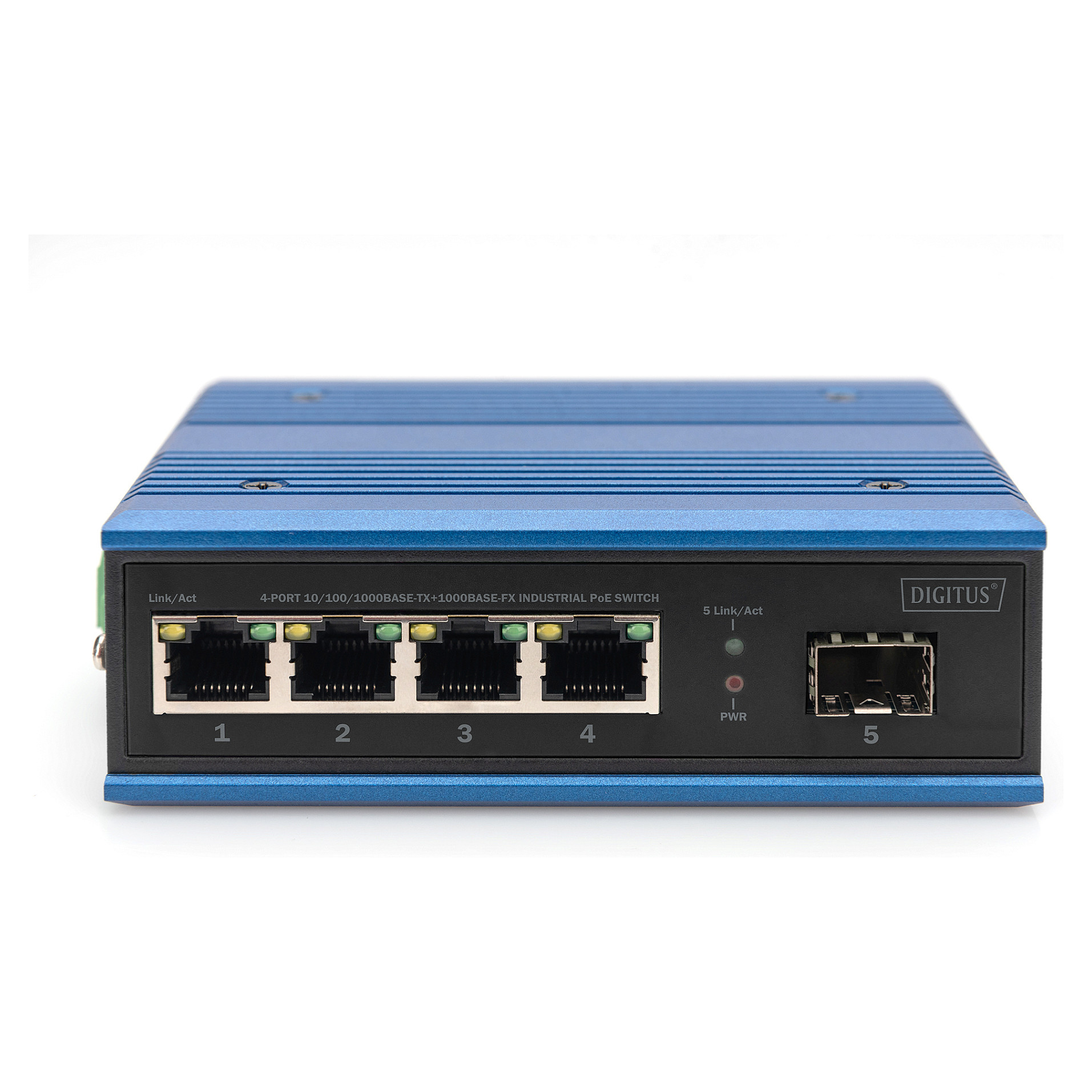 Industrijski mrežni preklopnik DIGITUS DN-651141 (5-portni, 4x PoE Gigabit, 1x SFP)-6