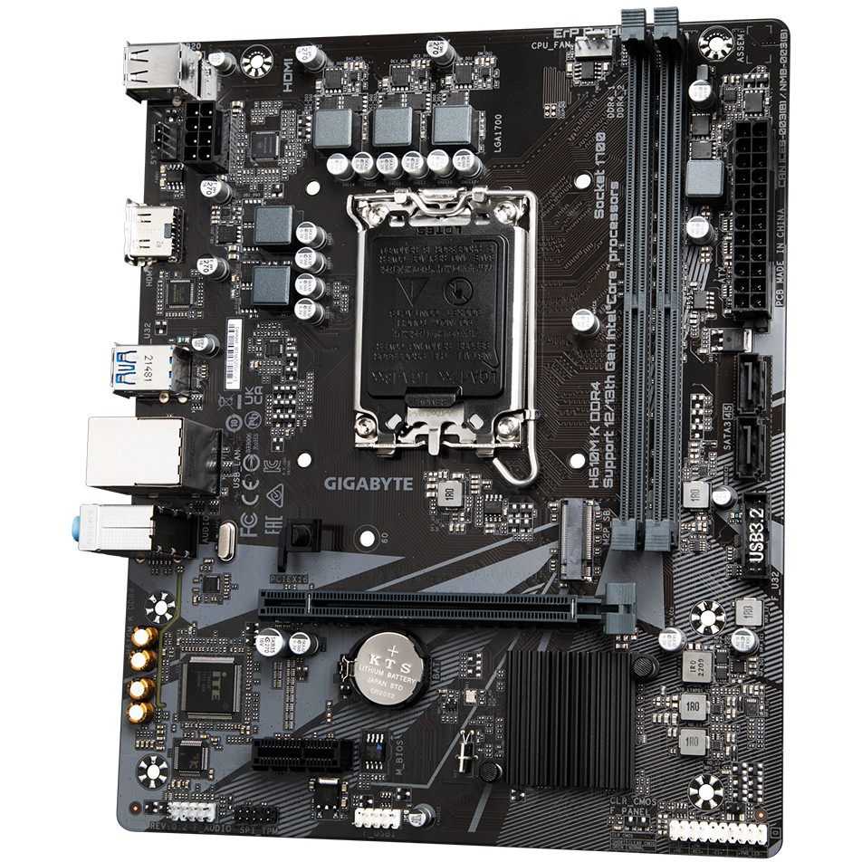 Matična ploča GIGABYTE H610M K DDR4 (Intel 1700)-9