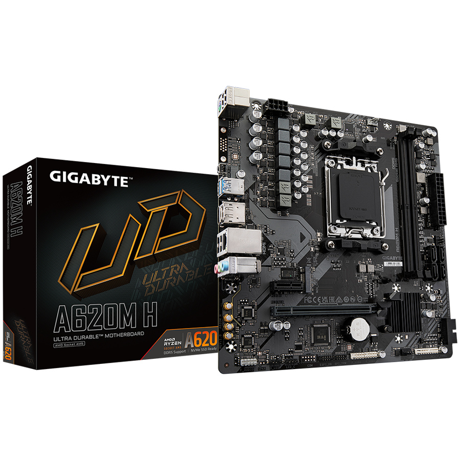 Matična ploča GIGABYTE A620M H (mikro ATX, Socket AMD AM5, AMD A620)-7