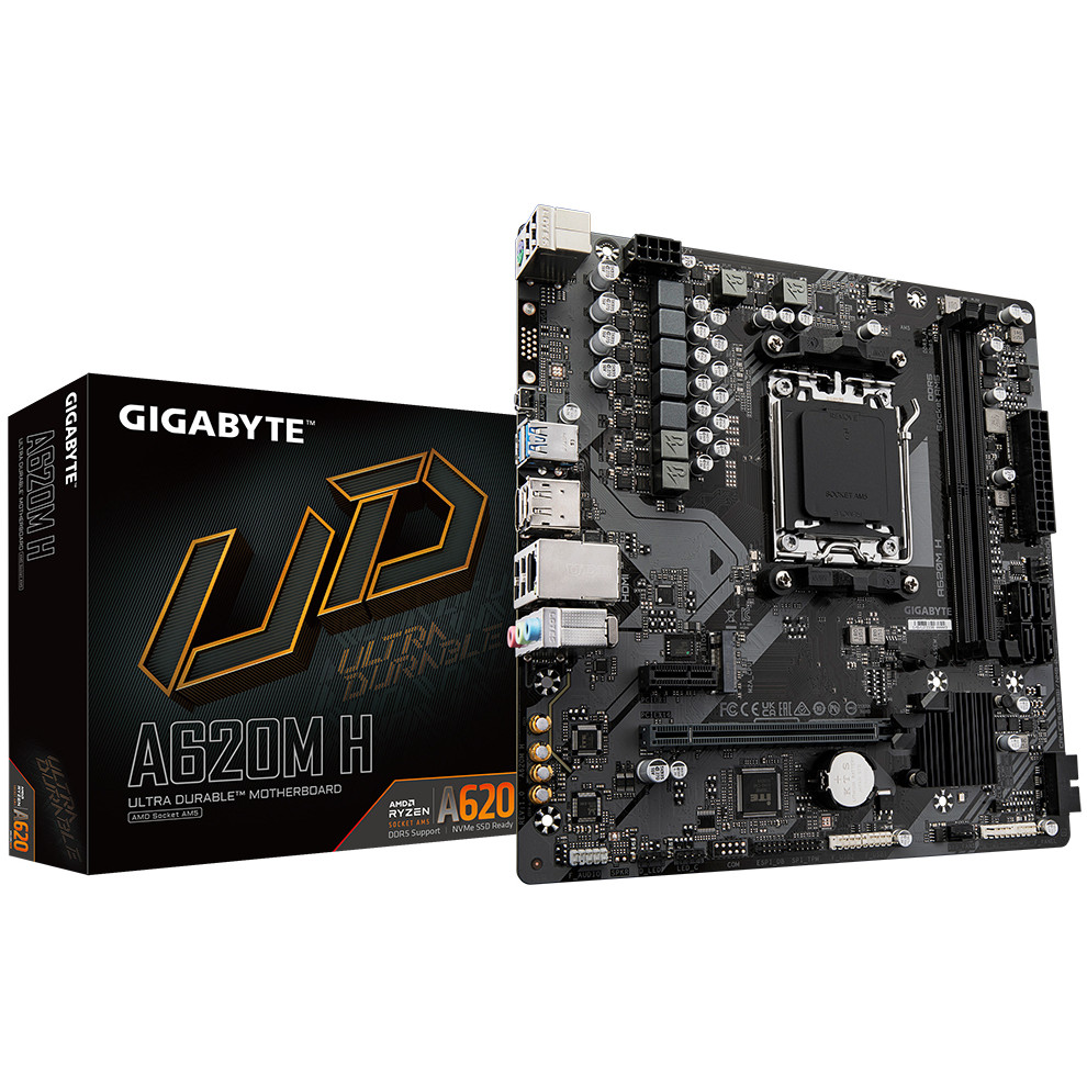 Matična ploča GIGABYTE A620M H (mikro ATX, Socket AMD AM5, AMD A620)-2
