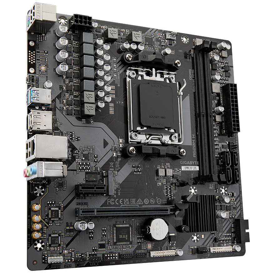 Matična ploča GIGABYTE A620M H (mikro ATX, Socket AMD AM5, AMD A620)-5