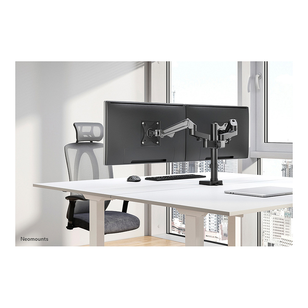 Dvostruki nosač monitora za stol NEOMOUNTS DS70-750BL2 crna-36