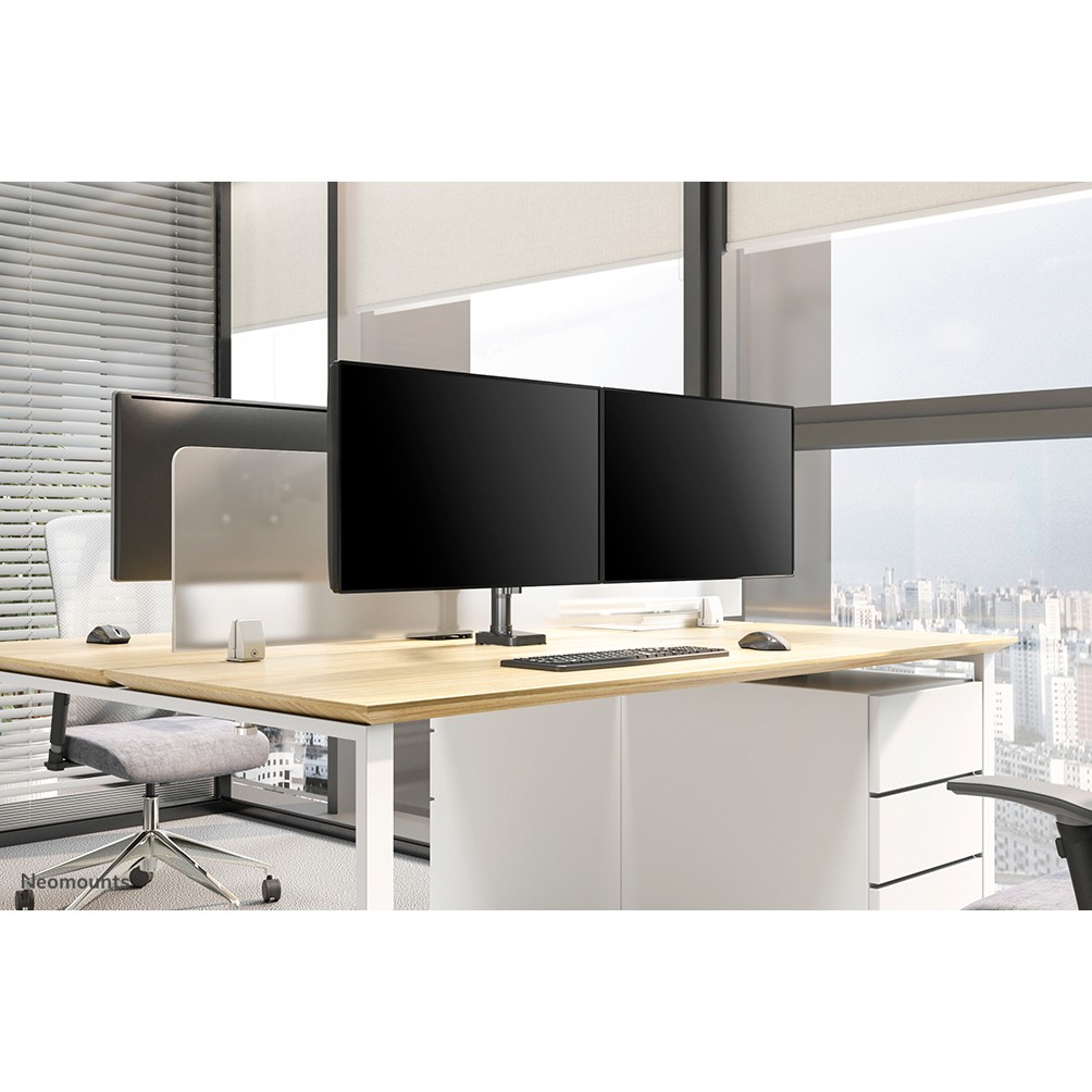 Dvostruki nosač monitora za stol NEOMOUNTS DS70-750BL2 crna-10