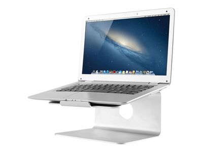 Stalak za laptop NEOMOUNTS NSLS050 (za 10-17", rotacija 360°, brušeni aluminij, srebrni)-8
