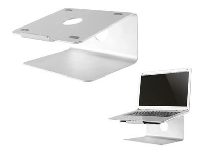 Stalak za laptop NEOMOUNTS NSLS050 (za 10-17", rotacija 360°, brušeni aluminij, srebrni)-3
