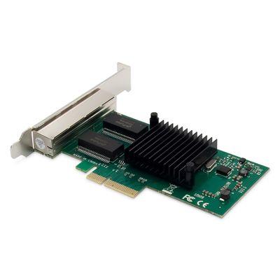 Mrežna kartica DIGITUS RJ45 poslužiteljska (4 priključka, Intel1350)