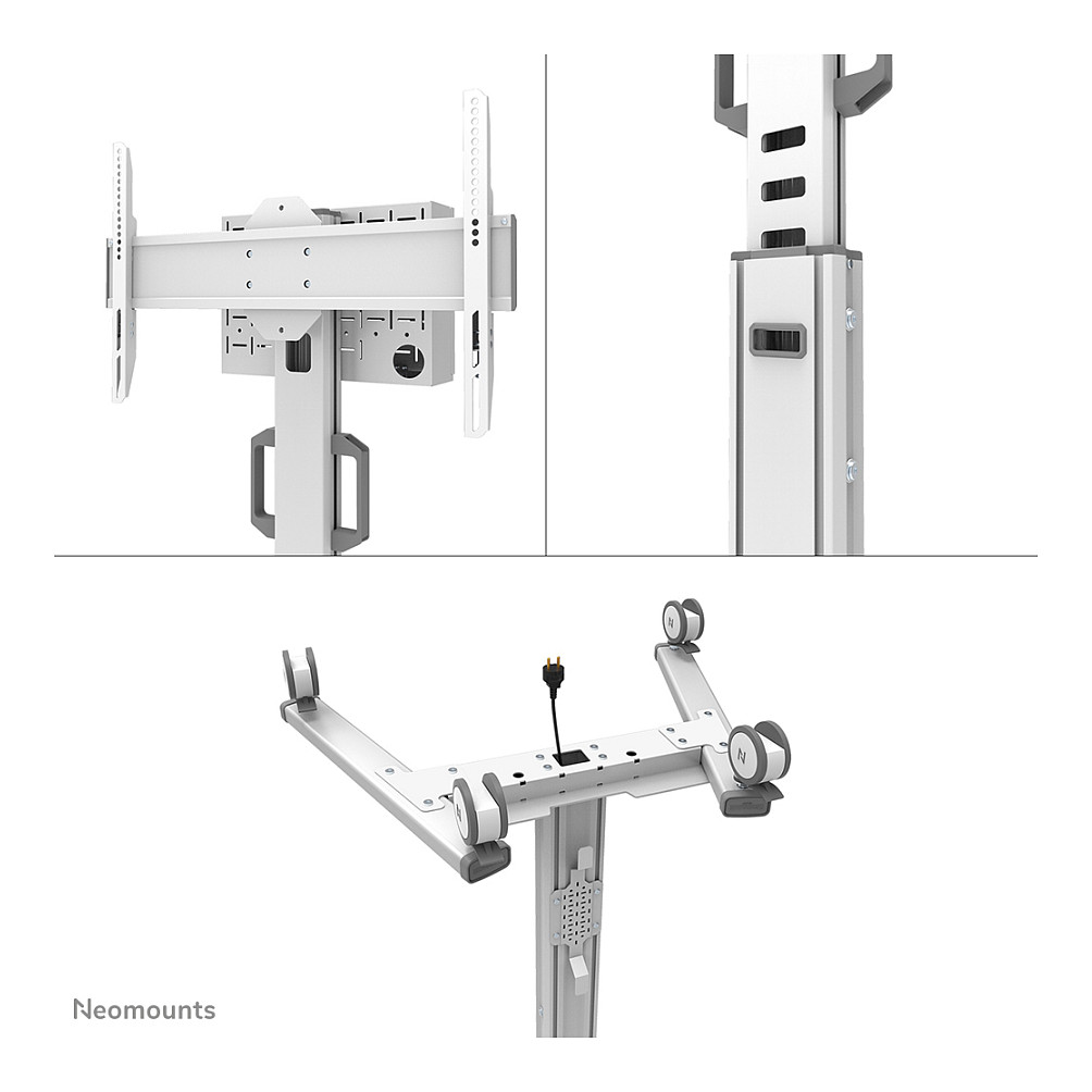 KOLICA NEOMOUNTS vogn med hjul (za flat panel od 37" do 75", nagib -5° do 0°, kotači)-40