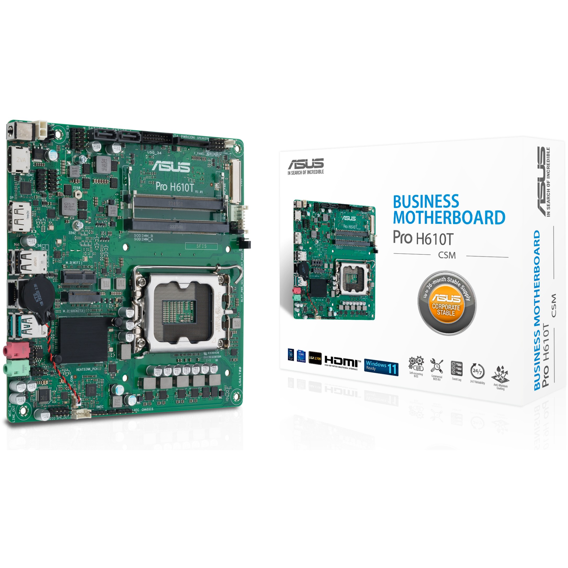 Matična ploča ASUS PRO H610T-CSM (Intel 1700)-4