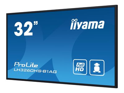 Led zaslon s pozadinskim osvjetljenjem IIYAMA ProLite LH3260HS-B1AG (32", 31.5" vidljivo Full HD, za digitalno oglašavanje)-1
