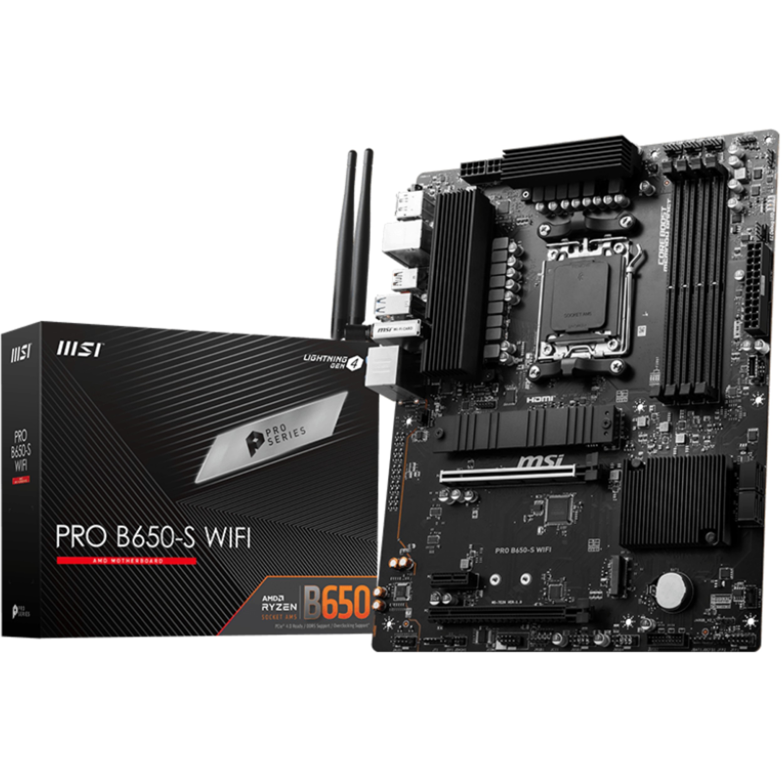 Matična ploča MSI PRO B650-S WIFI (AMD AM5)-1