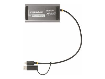 USB-C na Dual HDMI adapter STARTECH.COM 132-USBC-HDMI-ADPT (2x 4K 60Hz, 100W PD, USB-A kompatibilan)-3