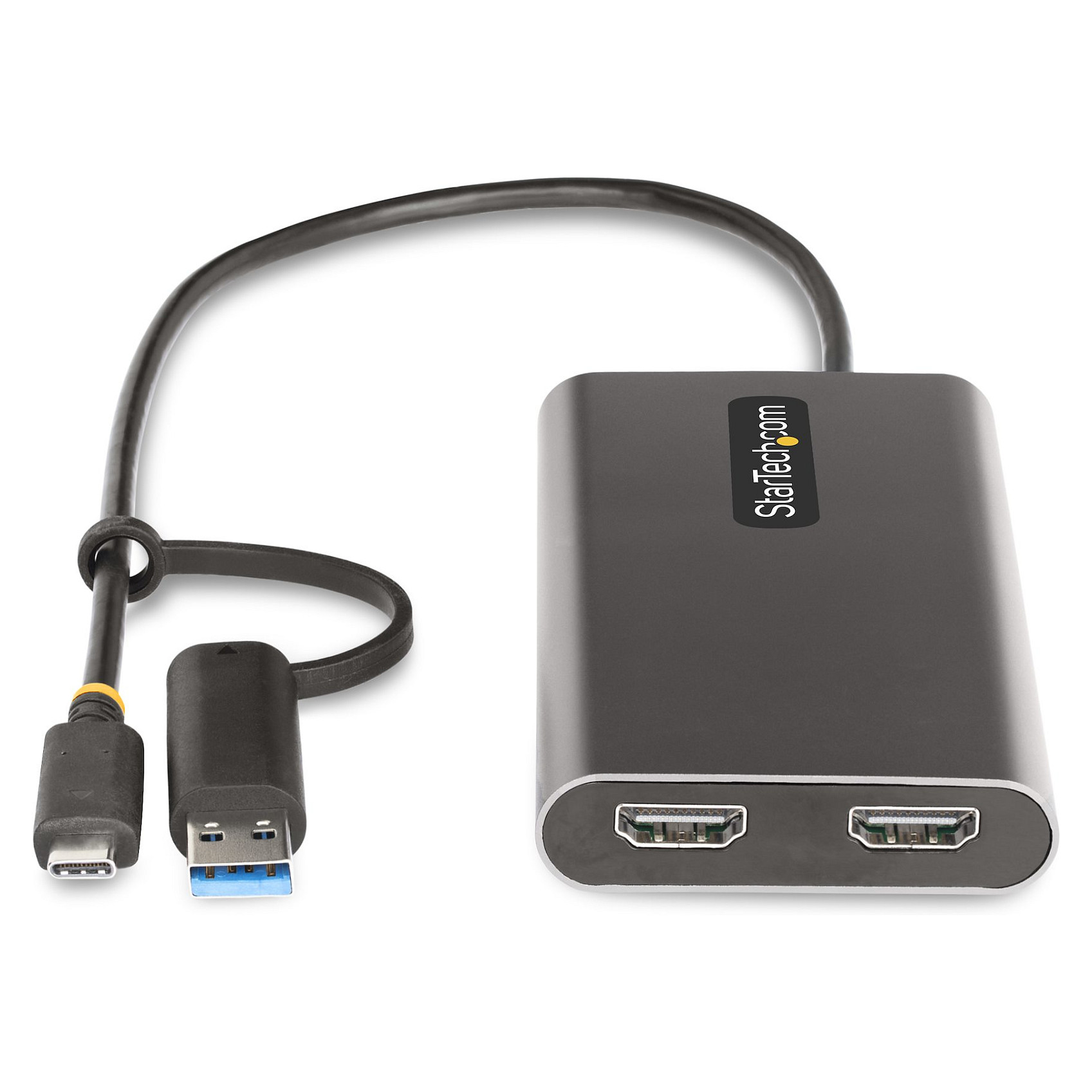 USB-C na Dual HDMI adapter STARTECH.COM 132-USBC-HDMI-ADPT (2x 4K 60Hz, 100W PD, USB-A kompatibilan)-11