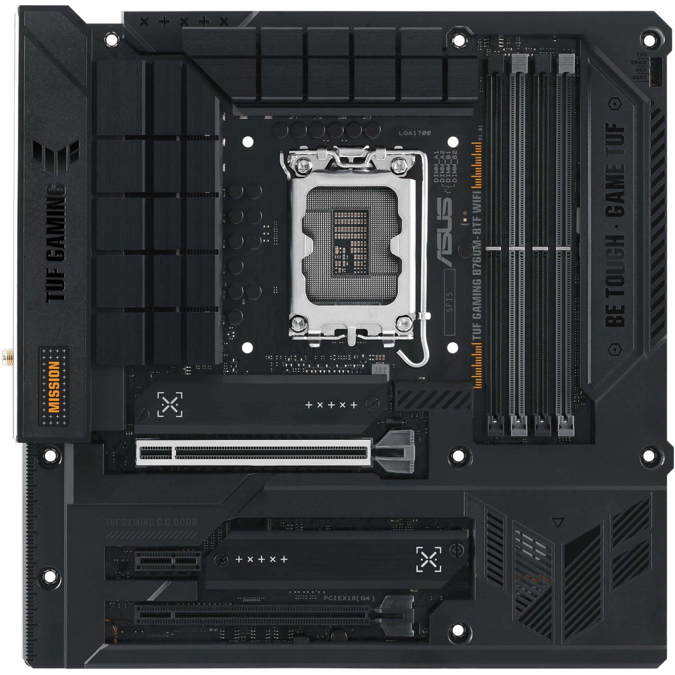 MB ASUS Intel 1700 TUF GAMING B760M-BTF WIFI-12