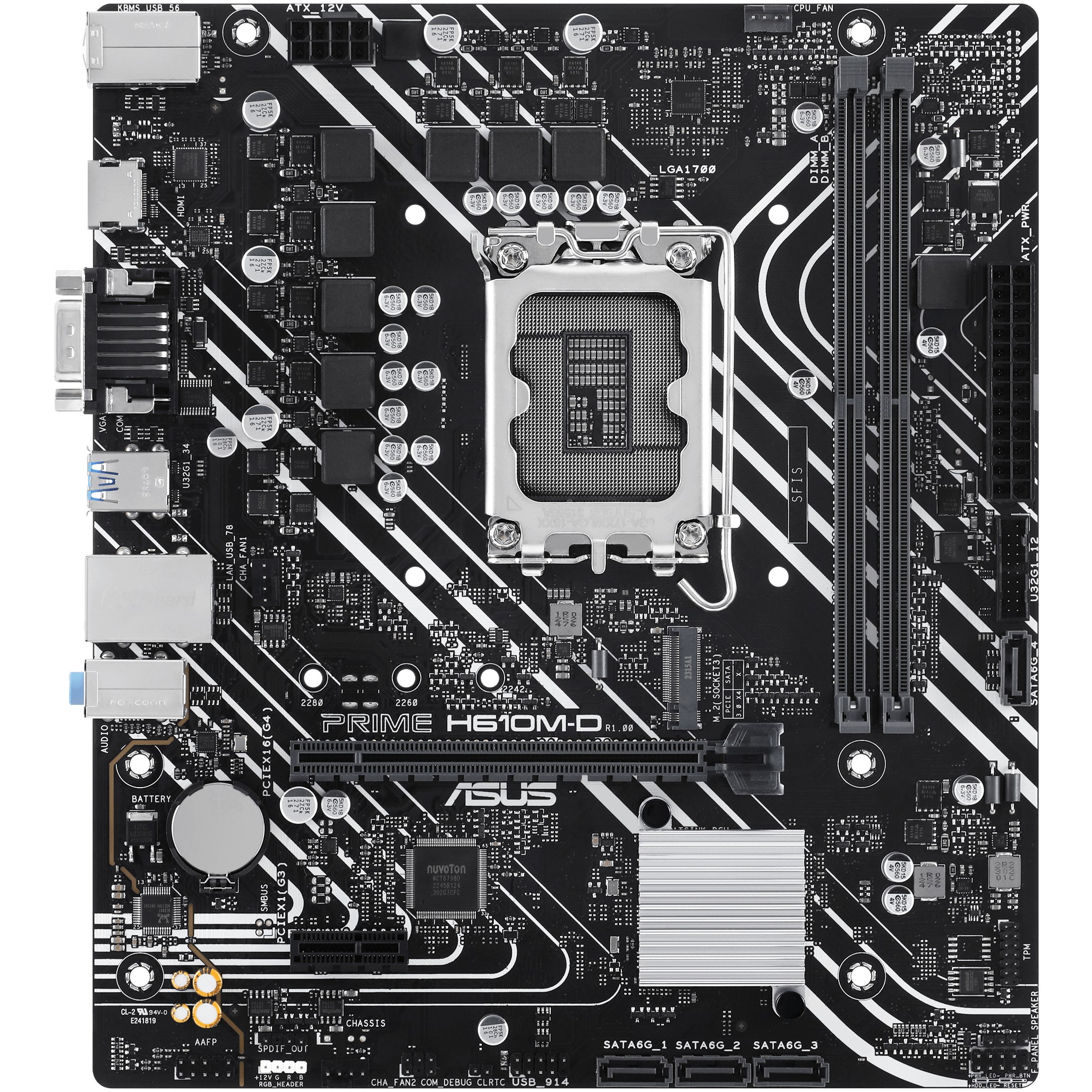Matična ploča ASUS PRIME H610M-D (Intel 1700)-4