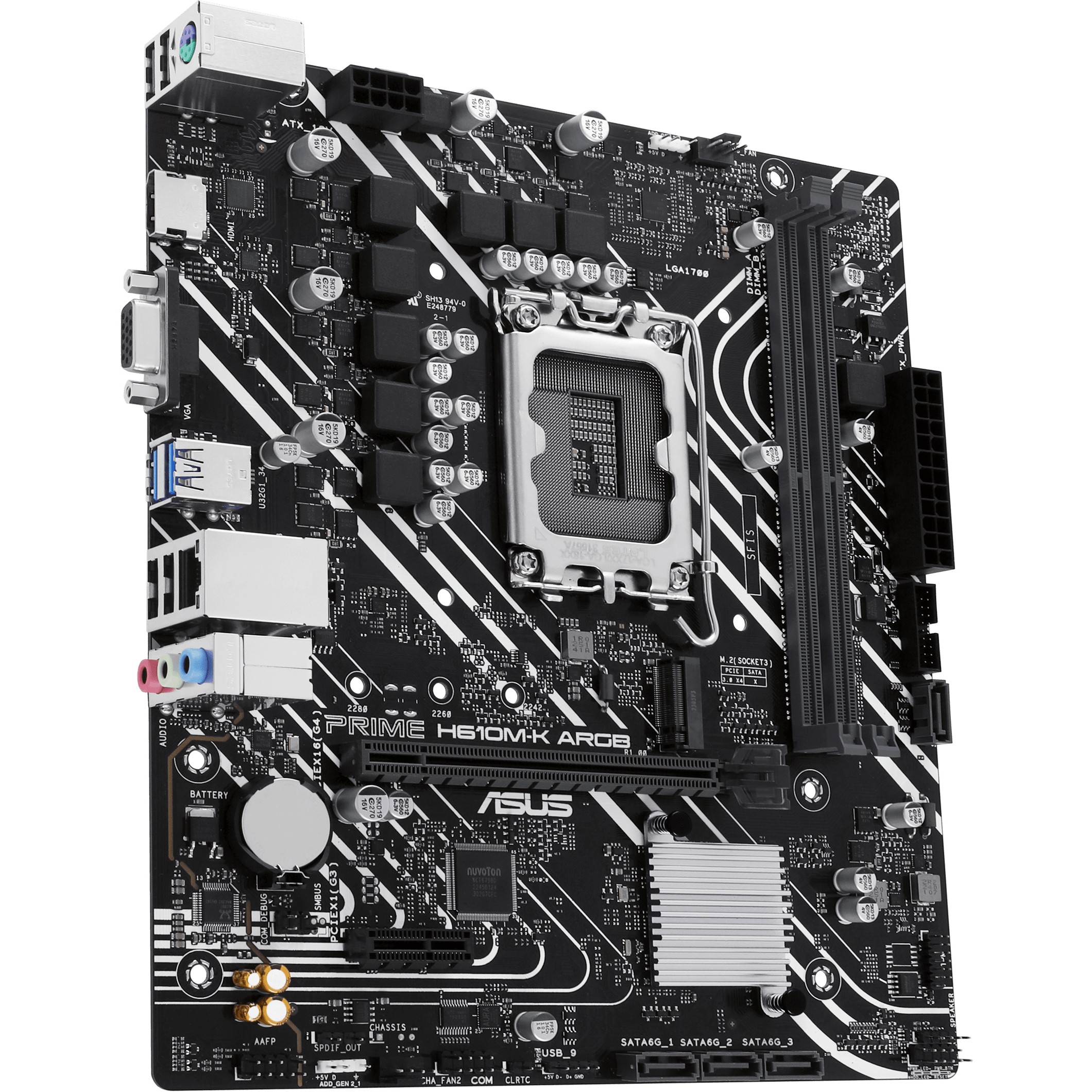 Matična ploča ASUS Intel 1700 PRIME H610M-K ARGB-11