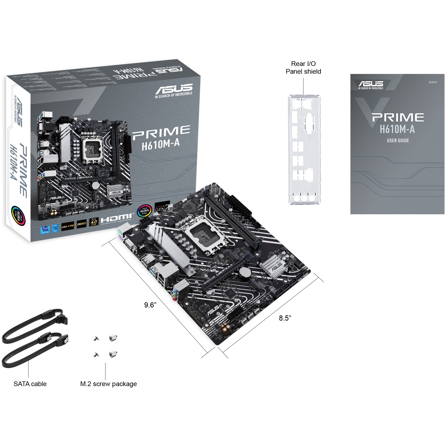 Matična ploča ASUS PRIME H610M-A-CSM (Intel 1700)-5