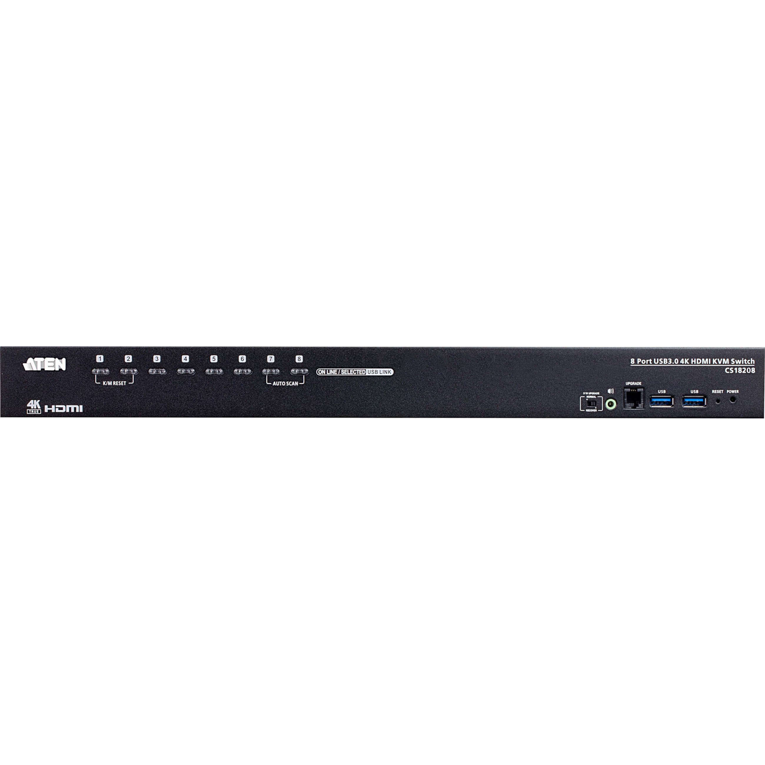KVM / audio / USB switch ATEN CS18208 (8 priključaka, za montažu u stakak)-4