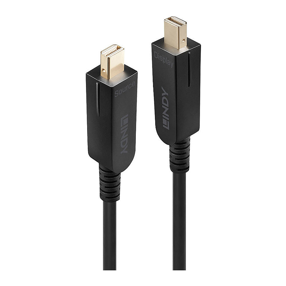 Hibridni optički kabel LINDY 38482 (Mini DisplayPort 1.4, 30 m, 8K@60Hz, odvojivi konektori)-3