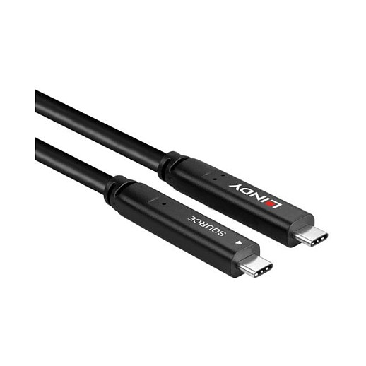 USB-C kabel LINDY (24-pinski USB-C na 24-pinski USB-C, 10 m)-6