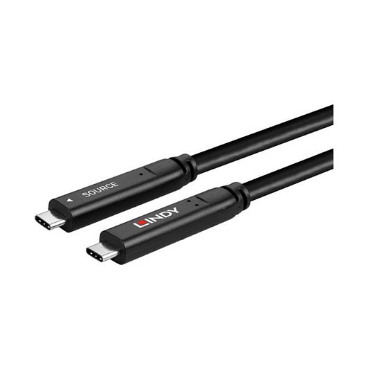 USB-C kabel LINDY (24-pinski USB-C na 24-pinski USB-C, 10 m)-8