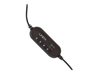 Slušalice LINDY 42870 (žične, USB-A, mikrofon)-3