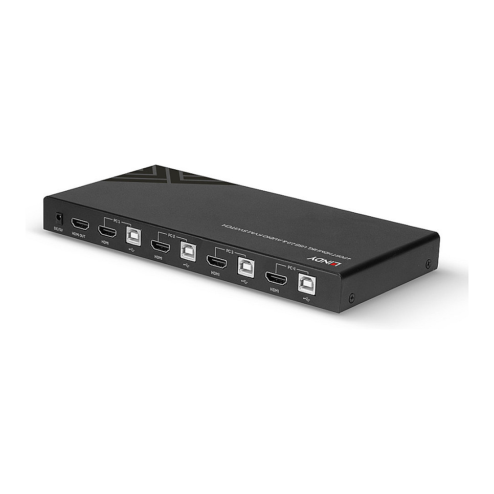 Kvm / audio / USB prekidač LINDY (4 porta)-6