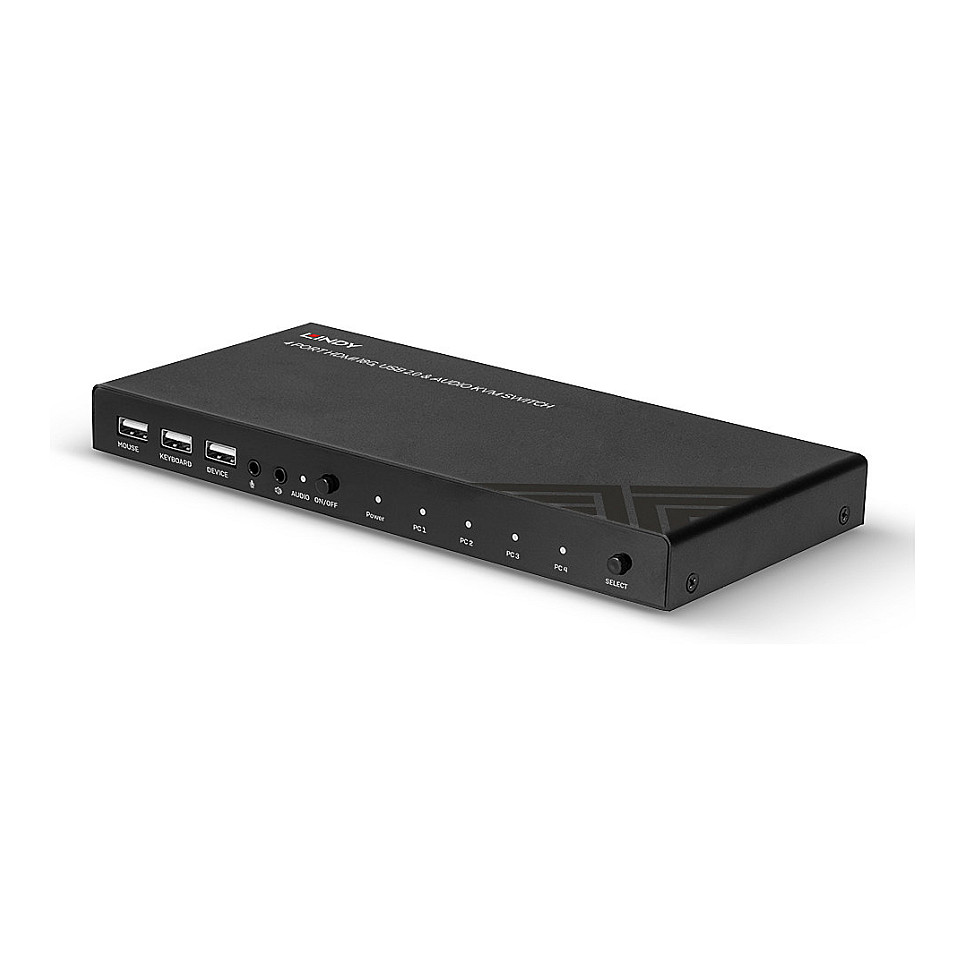 Kvm / audio / USB prekidač LINDY (4 porta)-9