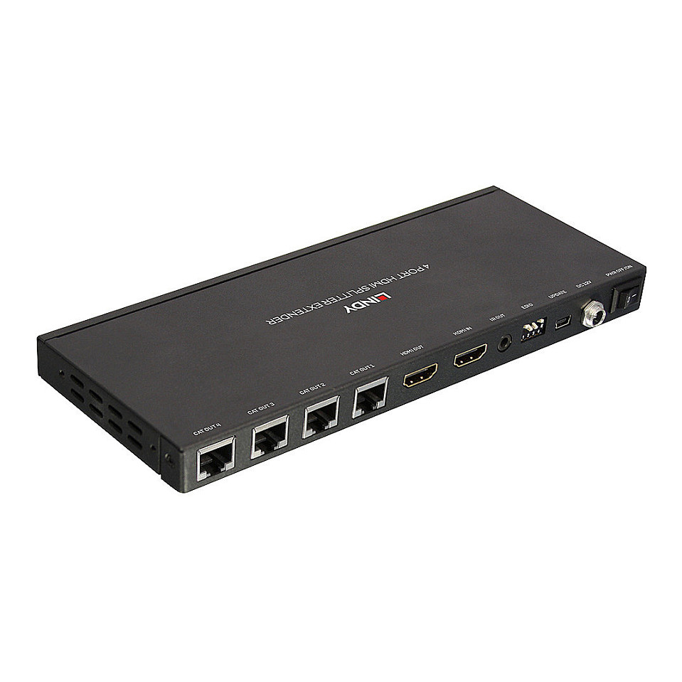 Video/audio/infracrveni produžitelj LINDY Cat.6 HDMI & IR Splitter Extender with Loop Out-6