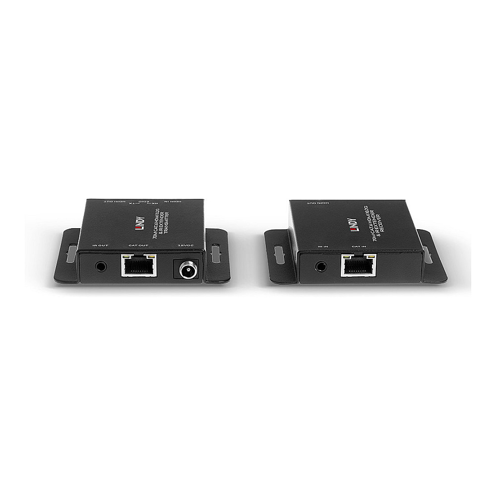HDMI Extender LINDY Cat.6 70m (4K, IR, PoC, HDMI Loop-out)-10